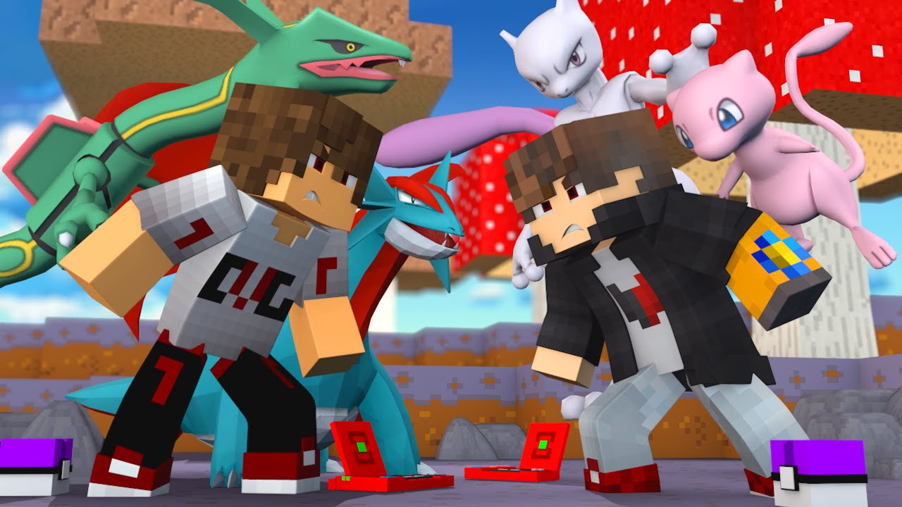 Pixelmon Brasil battle scene